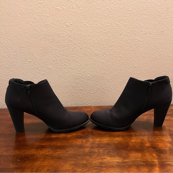 Black Anne Klein Ankle Boots Size 10 - Picture 6 of 16